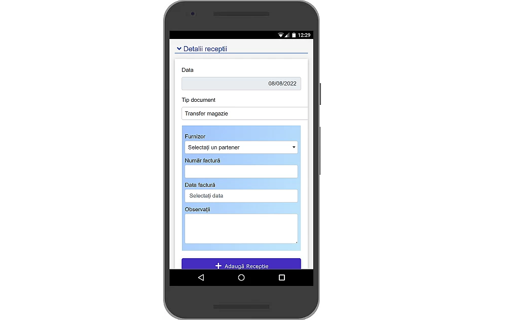 Nexus Receptii Online selectie furnizor 01